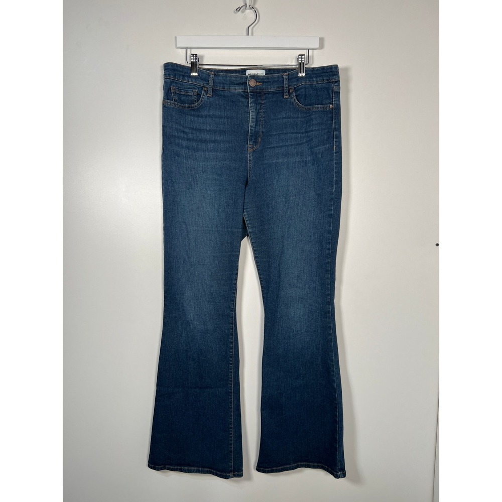 William Rast High Rise Flare Jeans Dark Wash‎ Boho Western Denim Size 32
